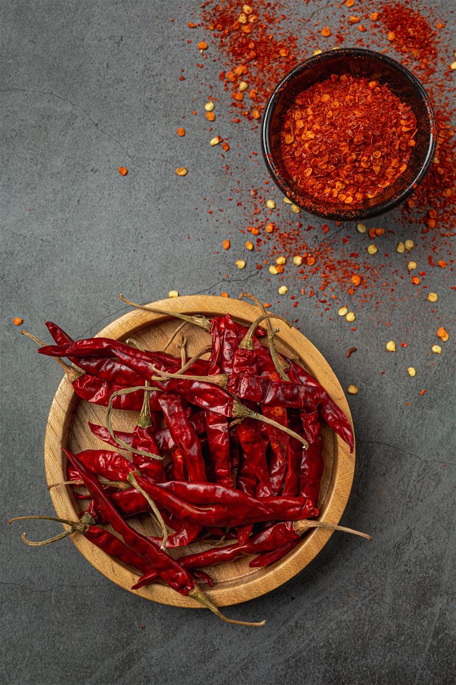 Red chili powder and dried chili export India